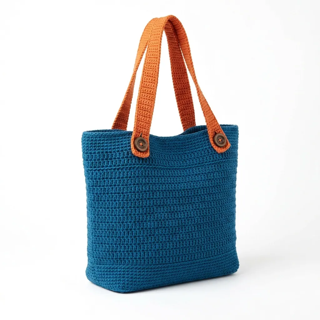 Crochet Tote Bag With Coat Carrier Straps (Free)