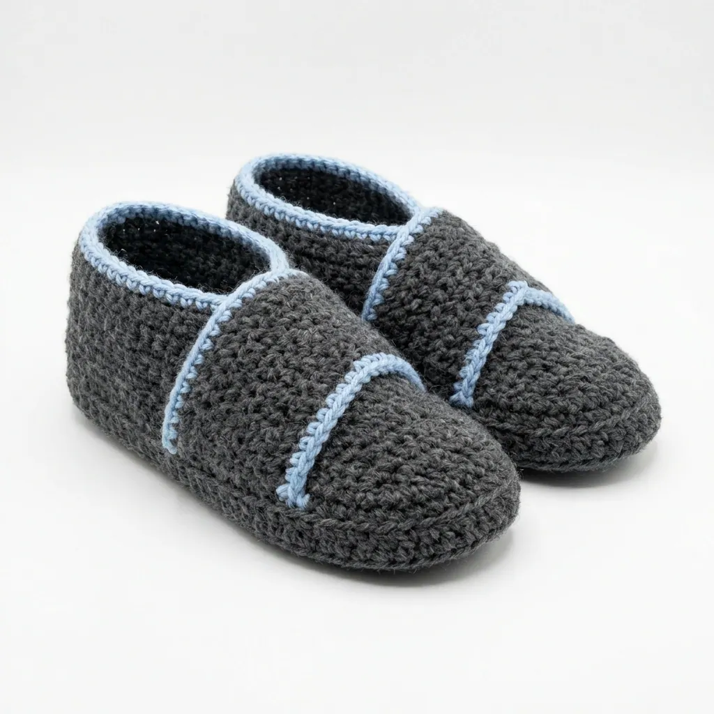 Free Crochet Chunky Slippers Pattern for Beginners